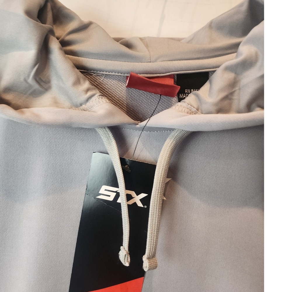 STX Men's Grey Pullover‎ Hoodie Sweatshirt Athletic Sportswear Size M - Picture 2 of 7